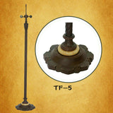 20" Peony Tiffany Style Stained Glass Floor Lamp – Handcrafted Floral Art Glass Lamp