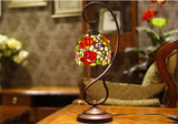 Elegant Rose Tiffany Accent Table Lamp