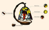 Mini Tiffany Stained Glass Night Lamp