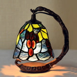 Mini Tiffany Stained Glass Night Lamp