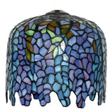 Elegant  Wisteria design Stained Glass Tiffany Table Lamp