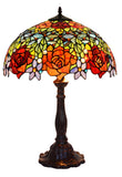 Huge 18" inches Blooming Rose Style Tiffany Table Lamp @ Limited Stock only