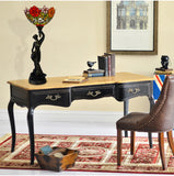 Art Deco Statue Of Liberty Torch Tiffany Stained Glass Red Rose  Accent Table Lamp