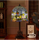 Limited Edition@Large Tiffany Reproduction Flowering Lotus Table Lamp