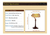 Beaded Tiffany Banker Lamp