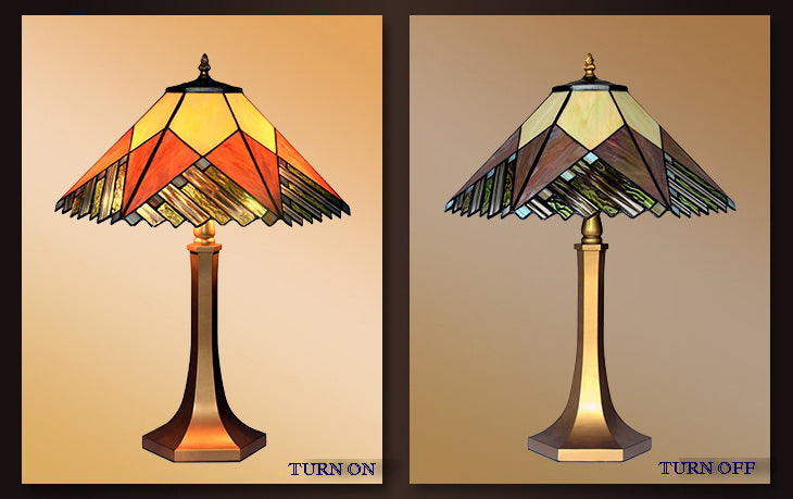 Large Mission Style Tiffany Table Lamp