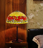 Legend Collection@Large 16" Black-eyed Susan Flower Stained Glass Tiffany Table Lamp