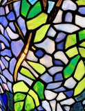 Limited Edition@Museum Quality  Blue Wisteria Tiffany Stained Glass Table Lamp