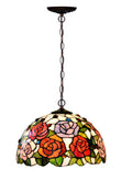 12” Garden of Rose Tiffany Downlight Pendant light