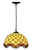 12 “ Classical Beaded  raindrop Style Tiffany Pendant light