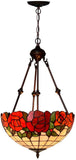Large 16" Rose style  Tiffany Uplihgter Pendant Lights