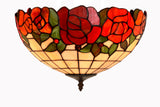 Large 16" Rose style  Tiffany Uplihgter Pendant Lights