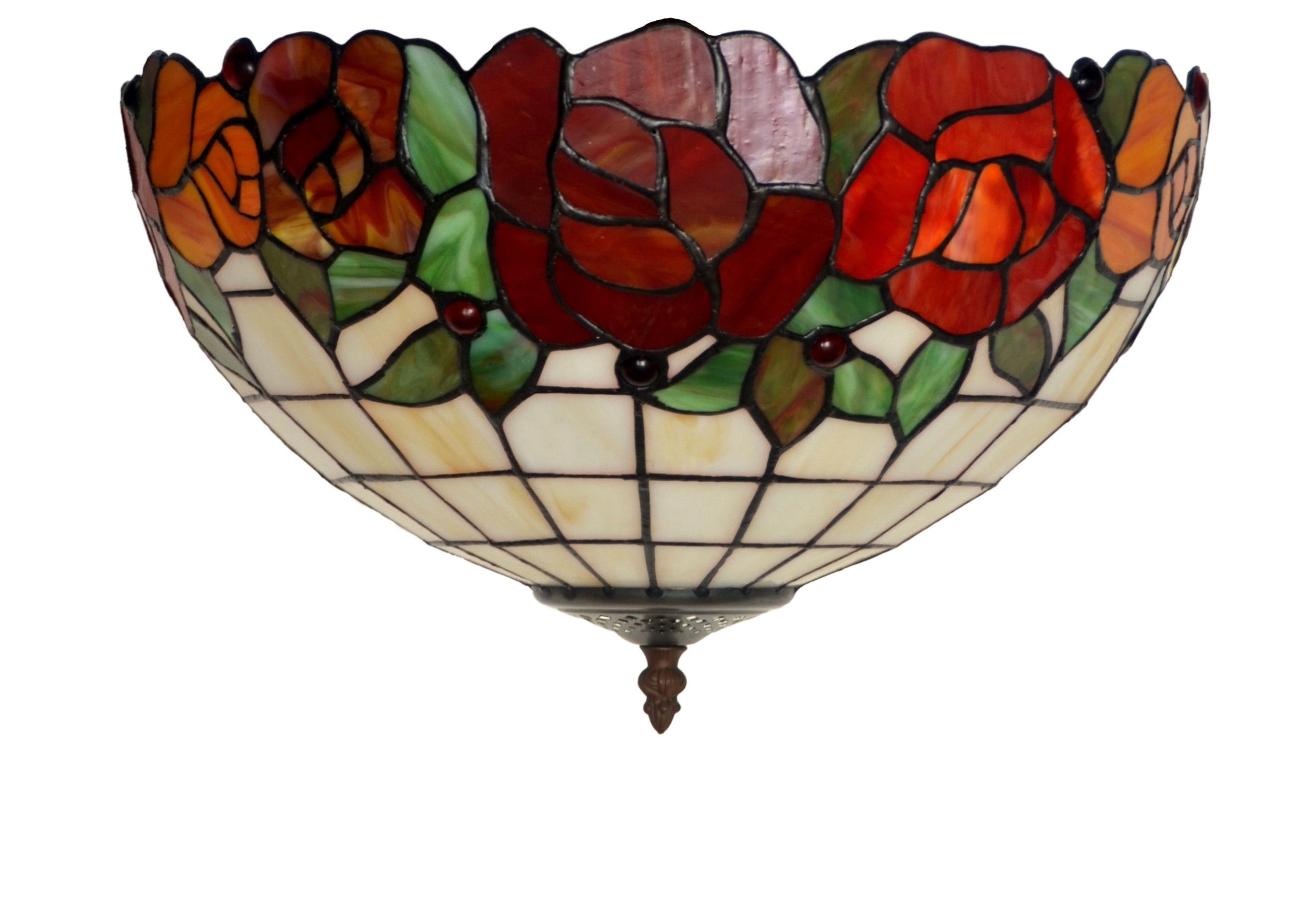 Large 16" Rose style  Tiffany Uplihgter Pendant Lights