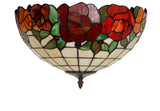 Large 16" Rose style  Tiffany Uplihgter Pendant Lights