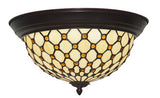 Elegant Bead Tiffany Style  Flush Mount Ceiling Lights