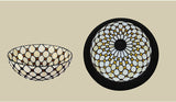 Elegant Bead Tiffany Style  Flush Mount Ceiling Lights