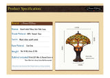 Limited Edition@Huge Tiffany Reproduction Double Lights Traditional Dragonfly Tiffany Table Lamp
