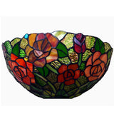 Elegant Rose Style Tiffany Wall Sconce