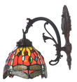 Dragonfly Red Tiffany Wall down lights wall Sconce