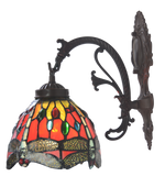 Dragonfly Red Tiffany Wall down lights wall Sconce