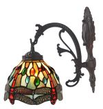 Colorful Dragonfly Tiffany Wall down lights wall Sconce