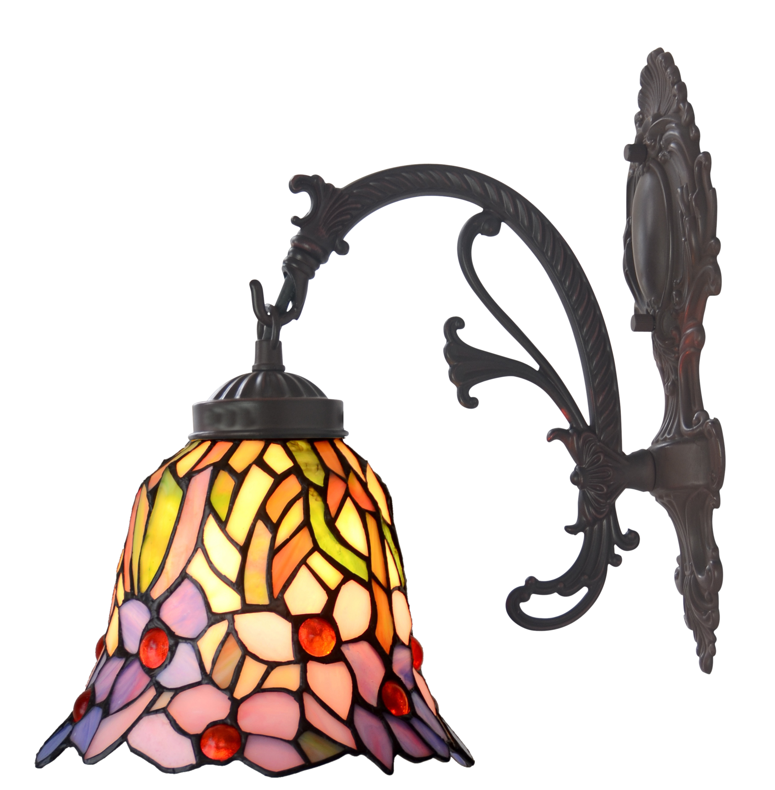 Orichid Flower Tiffany Wall down lights wall Sconce