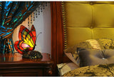 Butterfly  Tiffany Leadlight Stained Glass Art Deco Table Lamp