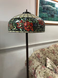 Limited Editon Hugh 20" Flower Style Leadlight Tiffany Floor Lamp